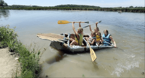 cardboard boat