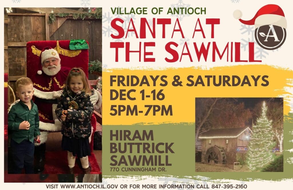 Santa at the Sawmill @ Hiram Buttrick Sawmill | Antioch | Illinois | United States