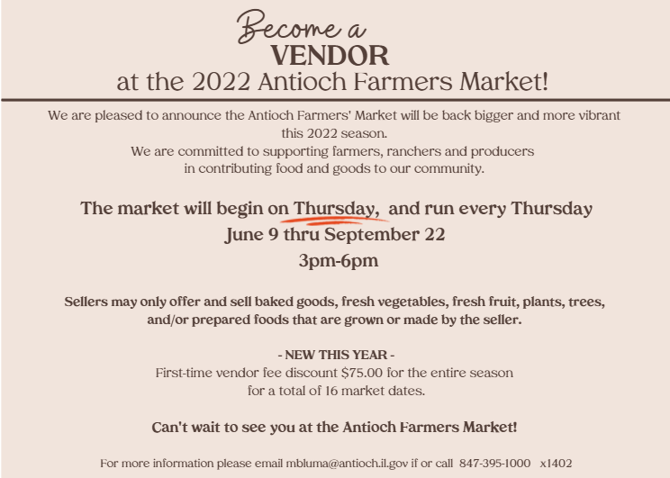 Antioch Farmer's Market @ Toft Street
