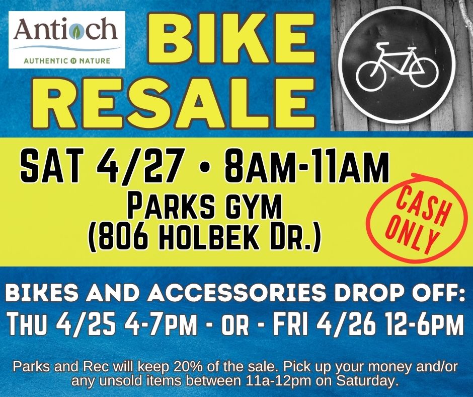2024 Antioch Parks Department Bike Resale @ Parks Department Gym | Antioch | Illinois | United States